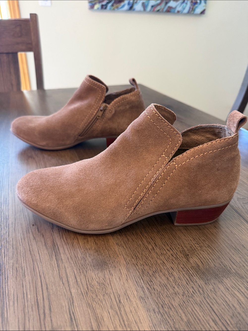 Dibs Women's Size 10 Tan Booties - Picture 3 of 14